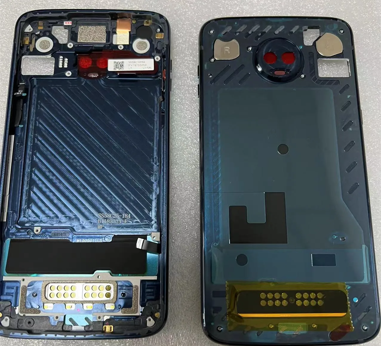 For Motorola Moto Z3 Play Glass Back Battery Cover Rear Panel Door