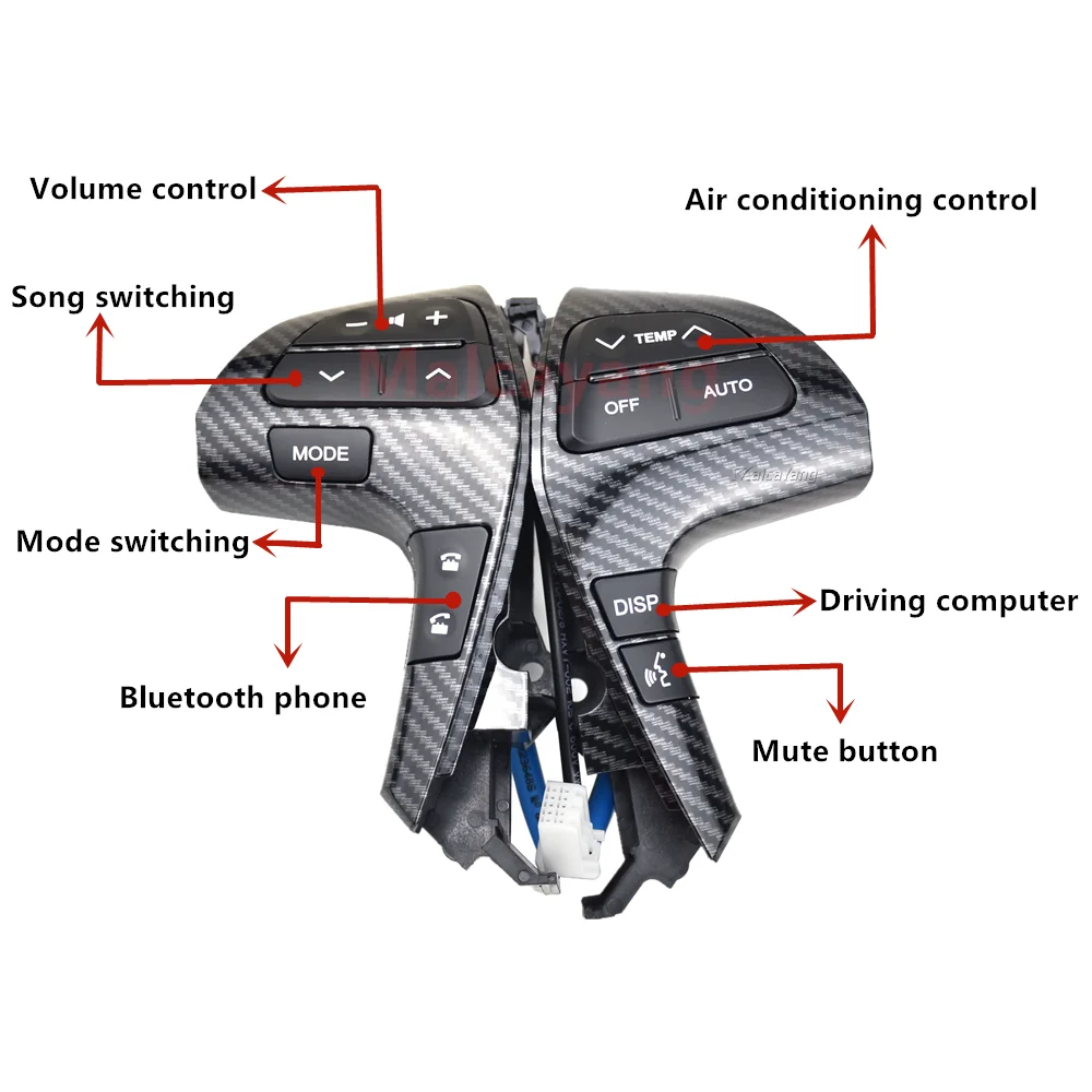 لتويوتا هايلكس فيجو كورولا كامري نوعية جيدة 84250-0E120 متعددة الوظائف عجلة القيادة مزيج التحكم التبديل