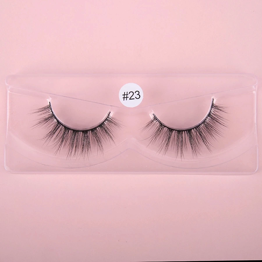 Wholesale 3D Faux Mink Eyelashes 10/30/50 Pairs Handmade Lashes Volume Natural Soft Mink Lashes Beauty Makeup Tools