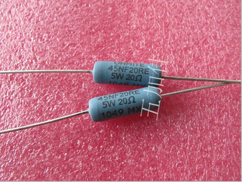 Original New 100% 45NF20RE 20R 5W 1% wirewound precision axial resistance (Inductor)