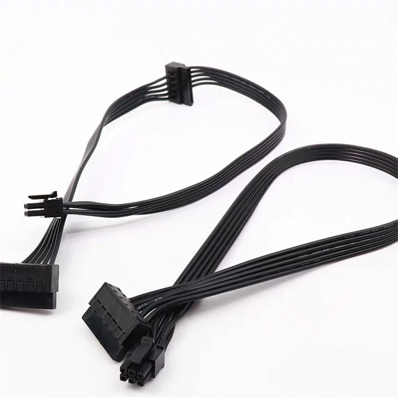 6 دبوس صغير إلى مزدوج SATA SSD كابل امدادات الطاقة إلى 6 دبوس صغير بدوره 2XSATA القرص الصلب سلك الطاقة لينوفو واجهة المجلس الرئيسي