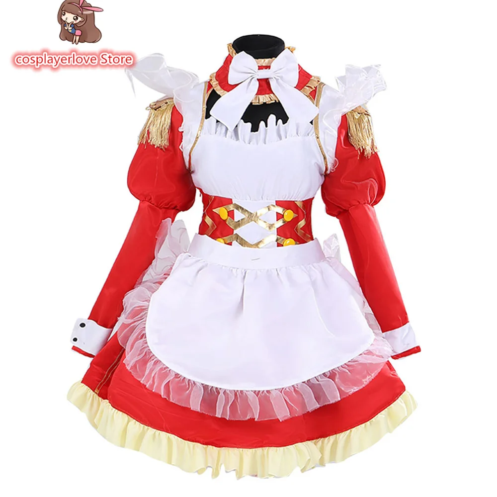 

FGO Fate Grand Order Nero Claudius Maid Apron Dress Uniform Cosplay Costume for Halloween Christmas Costume