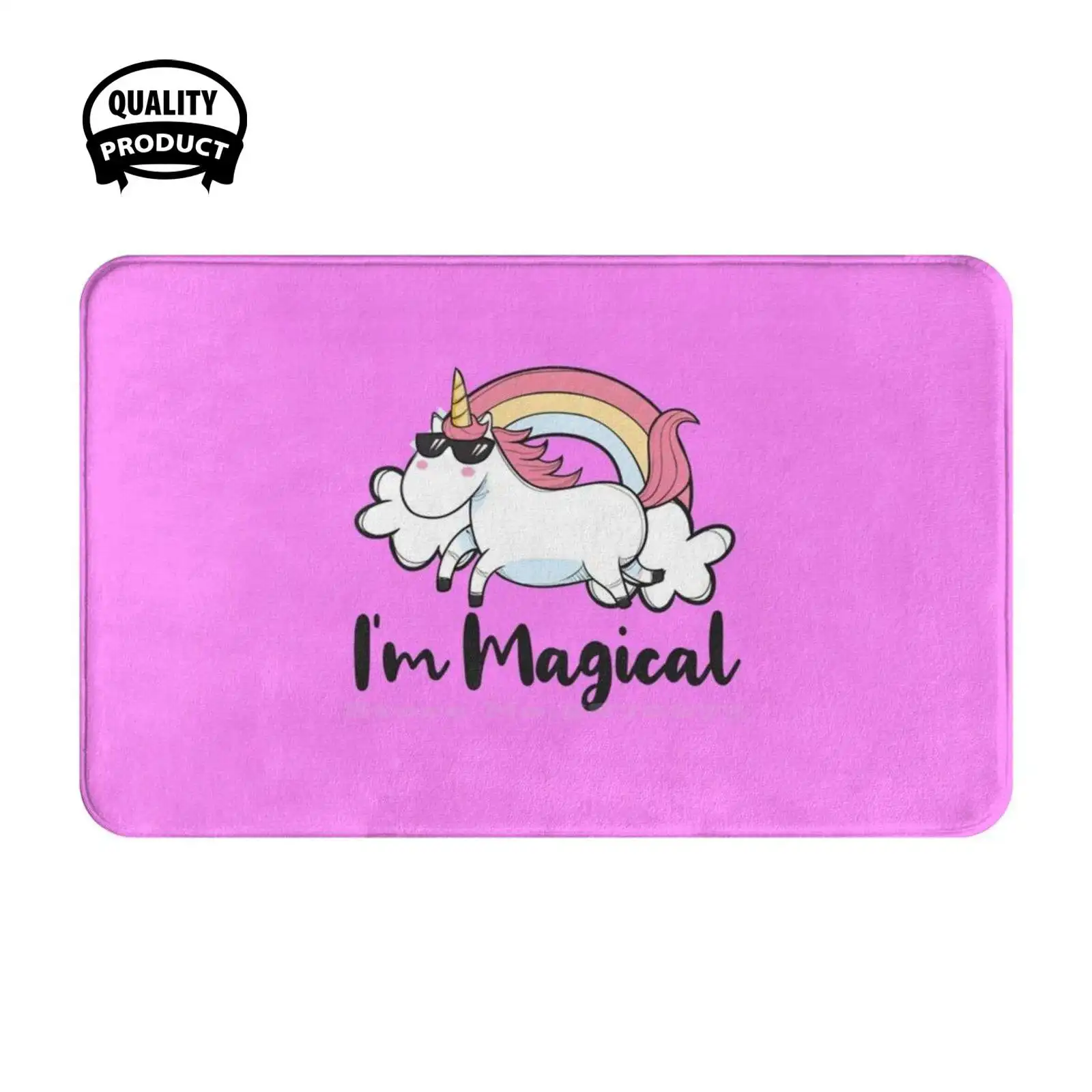 School Backpack Unicorn Backpacks For Girls I Am Magical Soft Cushion Home Carpet Door Mat Car Rug Girls Unicorn Backpack Girl