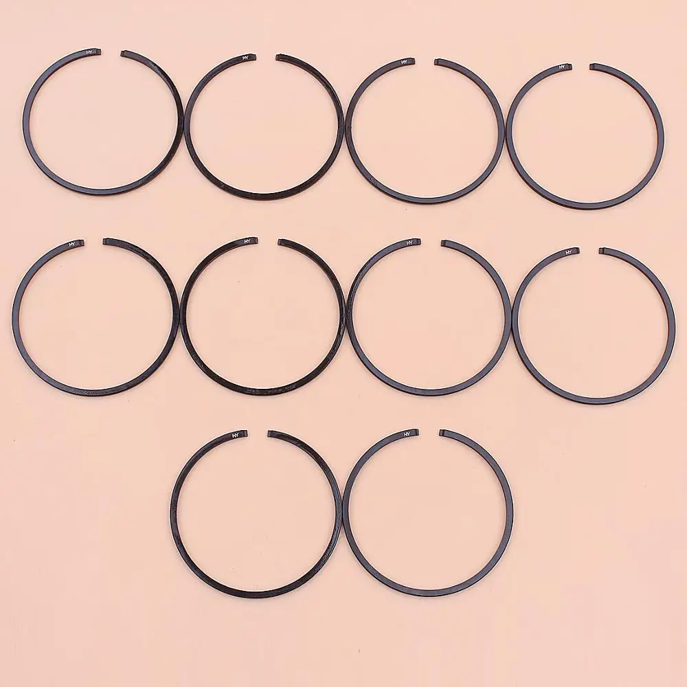 10pcs/lot 43mm x 1.5mm Piston Rings For MITSUBISHI TL43 Strimmer Trimmer Mower Engine Part