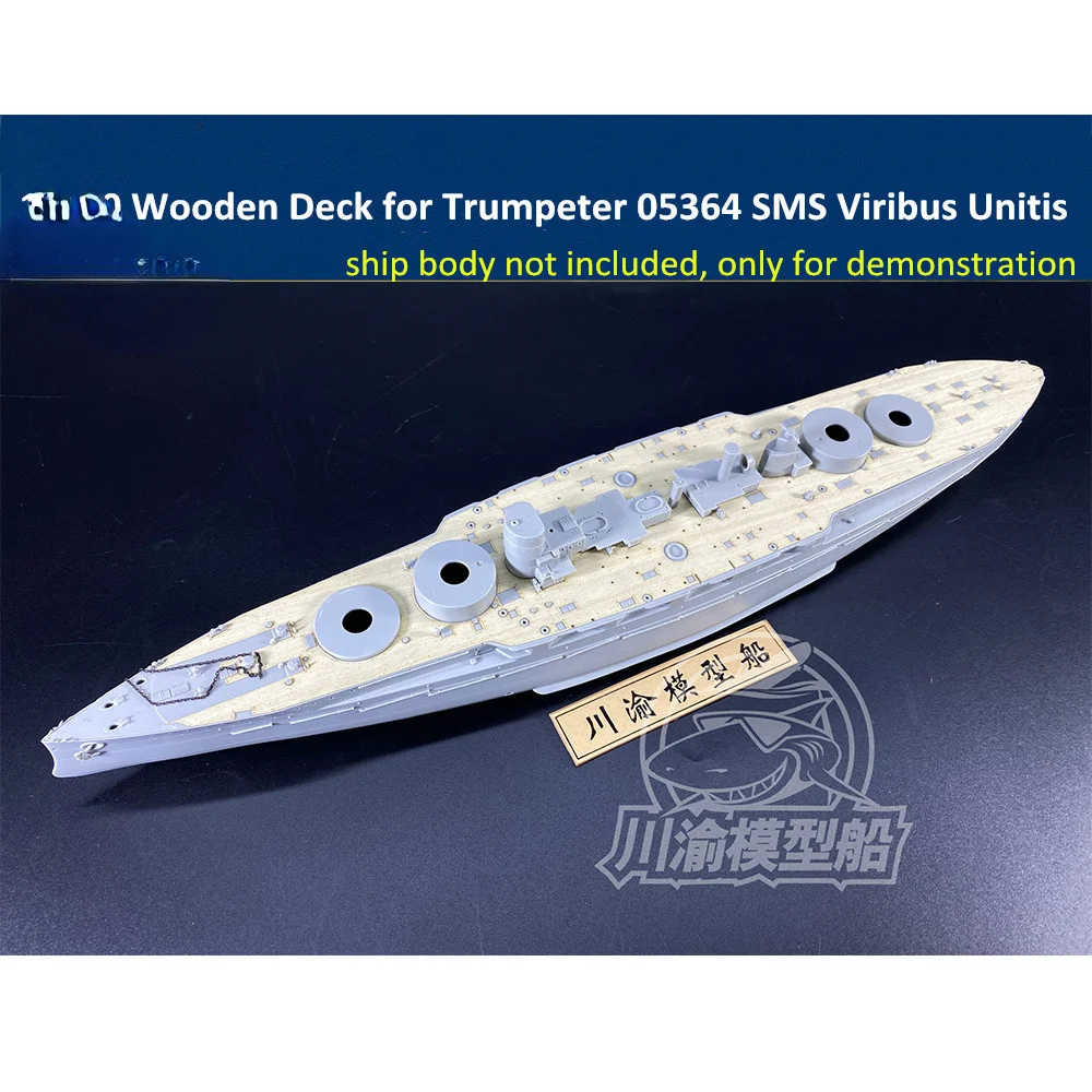 

1/350 Scale Wooden Deck For Trumpeter 05364 SMS Viribus Unitis Battleship Model Kit CY350082 Assemble