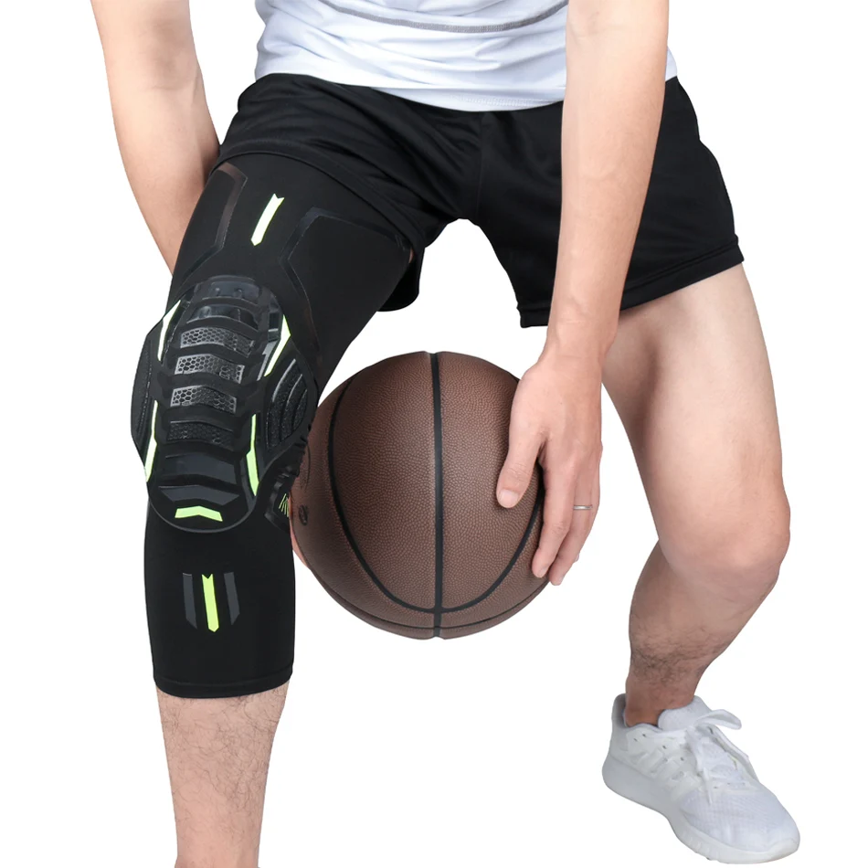 Vale la pena 1 pezzo ginocchiere da basket schiuma elastica pallavolo ginocchiere Protector attrezzature per il Fitness allenamento sportivo supporto bracciali