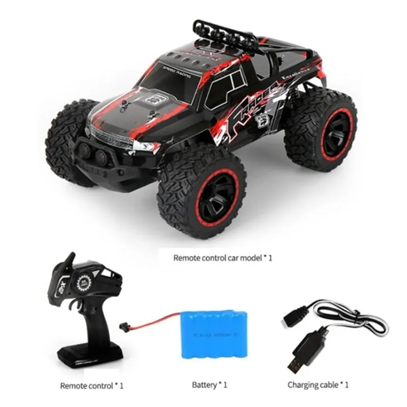 Electric Remote Control RC Off-Road Climbing Car 2.4G All-Terrain Driving 2WD 1:14 High-Speed Remote Control Racing Kids Toys
