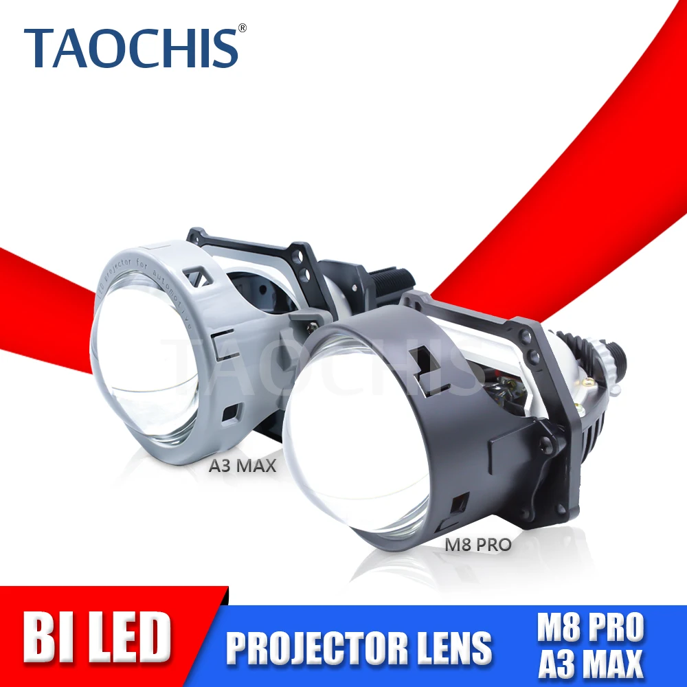 

TAOCHIS A3+ A3 MAX M8 M8 PRO BILED Projector Lens 6000K 3.0Inch HELLA 3R High Beam Low Beam For CarLight Upgrade Retrofit Lights