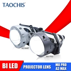 TAOCHIS A3+ A3 MAX M8 M8 PRO BILED Projector Lens 6000K 3.0Inch HELLA 3R High Beam Low Beam For CarLight Upgrade Retrofit Lights