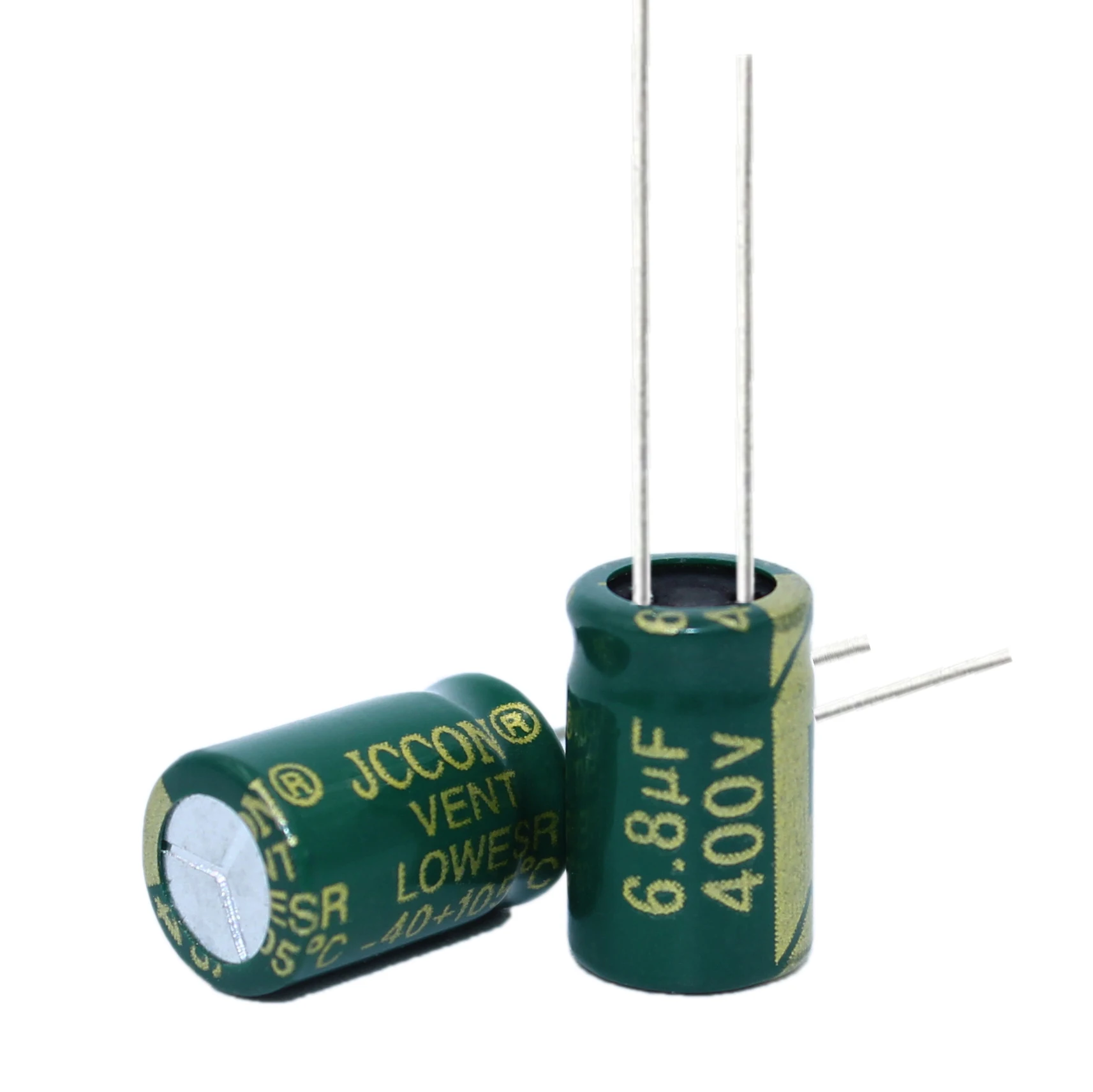 10pcs High frequency low resistance aluminum electrolytic capacitor 400v6.8UF 6.8uf400v volume: 8x12