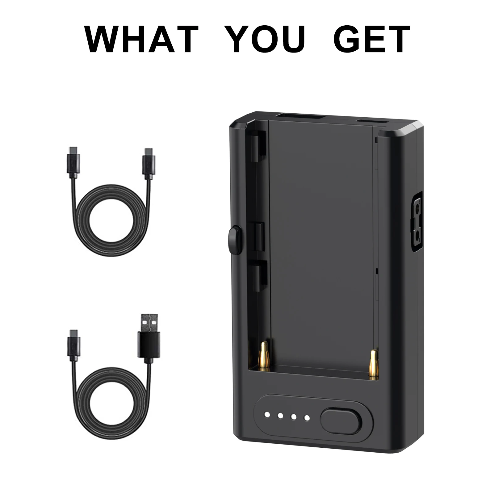 ZGCINE-cargador de carga rápida NPF NP-F PD, con orificio de tornillo 1/4, compatible con batería F550, F750, F970, adaptador de luz de fotografía para cámara