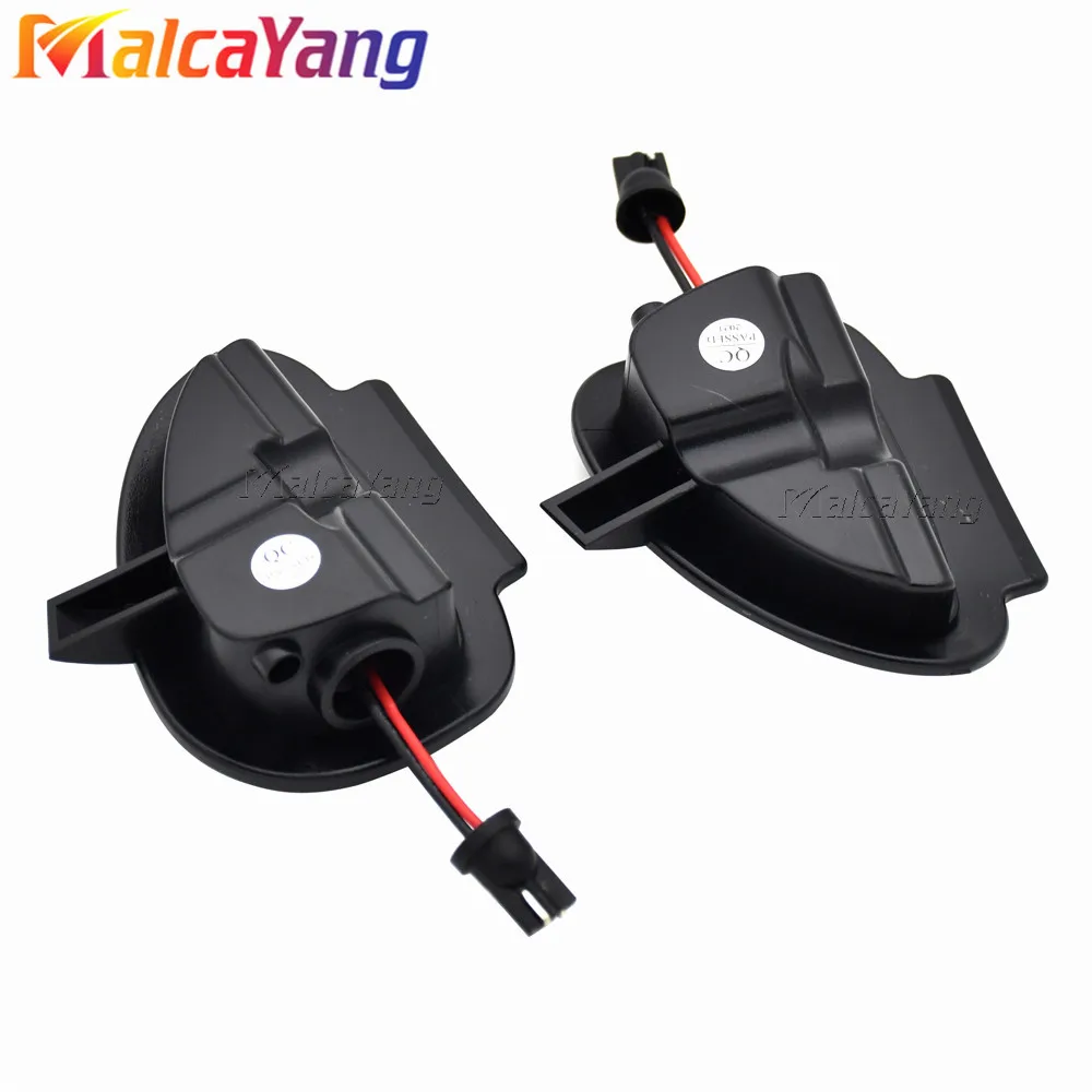 2 Pieces Car Error Free LED Side Mirror Puddle Signal Light For VW Golf MK6 6 MKVI C45 Cabriolet White Led Lamp - view 4