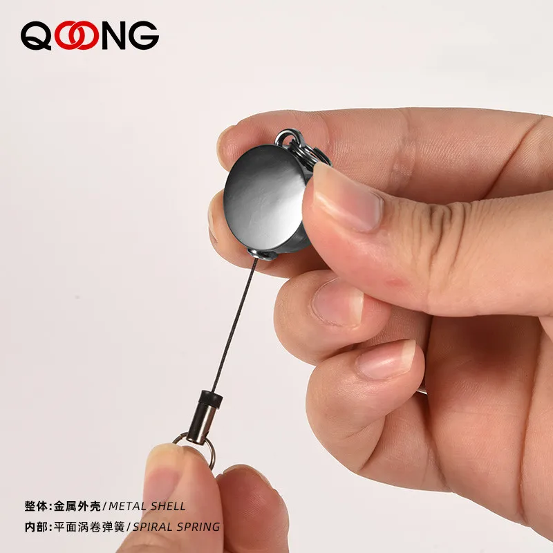 Universal Retractable Anti Lost For Home Car Keychain Mini Portable Recoil Key Chain Durable Elastic Stretching Rope Keyring H56