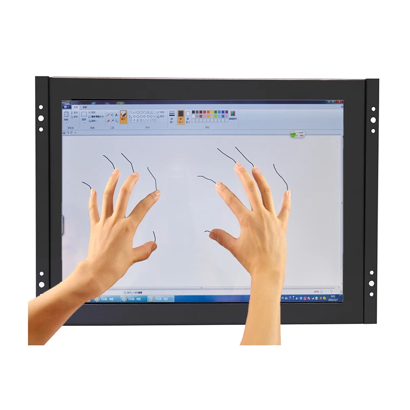 12 Inch 1024x768 Open Frame Industrial Embedded Metal Shell Lcd Computer Touch Screen Monitor VGA/AV/BNC/HDMI/USB