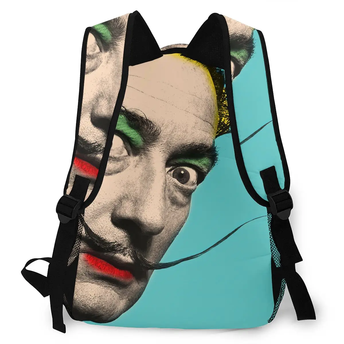 Salvador Dali Mochila para Meninas Meninos Viagem Mochila Mochilas para adolescente escola saco