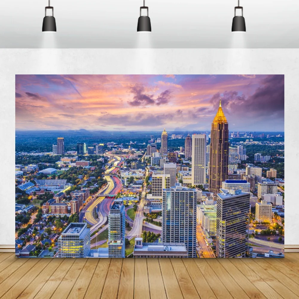 Laeacco مباني المدينة المناظر الطبيعية الخلابة السماء الغيوم الطبيعية ذات المناظر الطبيعية الخلابة التصوير الخلفيات للتصوير الفوتوغرافي لاستوديو الصور