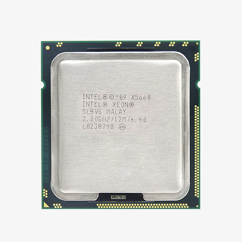 Intel X58 LGA 1366 Xeon CPU with Thermal Grease E5649 X5650 X5675 Processors X5680 X5690 Thermal Paste Computer Parts Supply