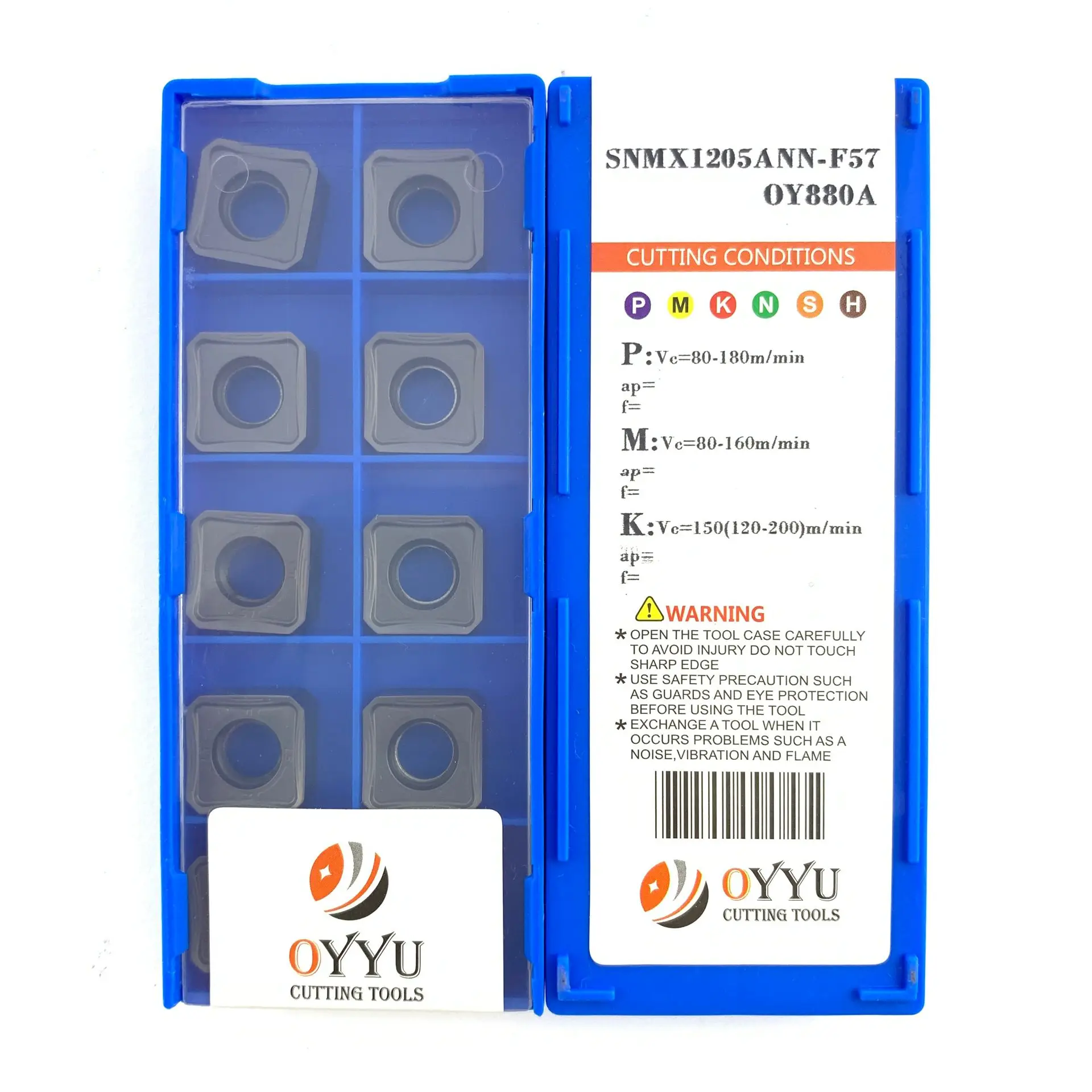 10/30/50pcs SNMX1205ANN F57 OY880A Carbide Milling Inserts CNC Lathe Cutting General Processing SNMX1205 ANN Fast Feed Inserts