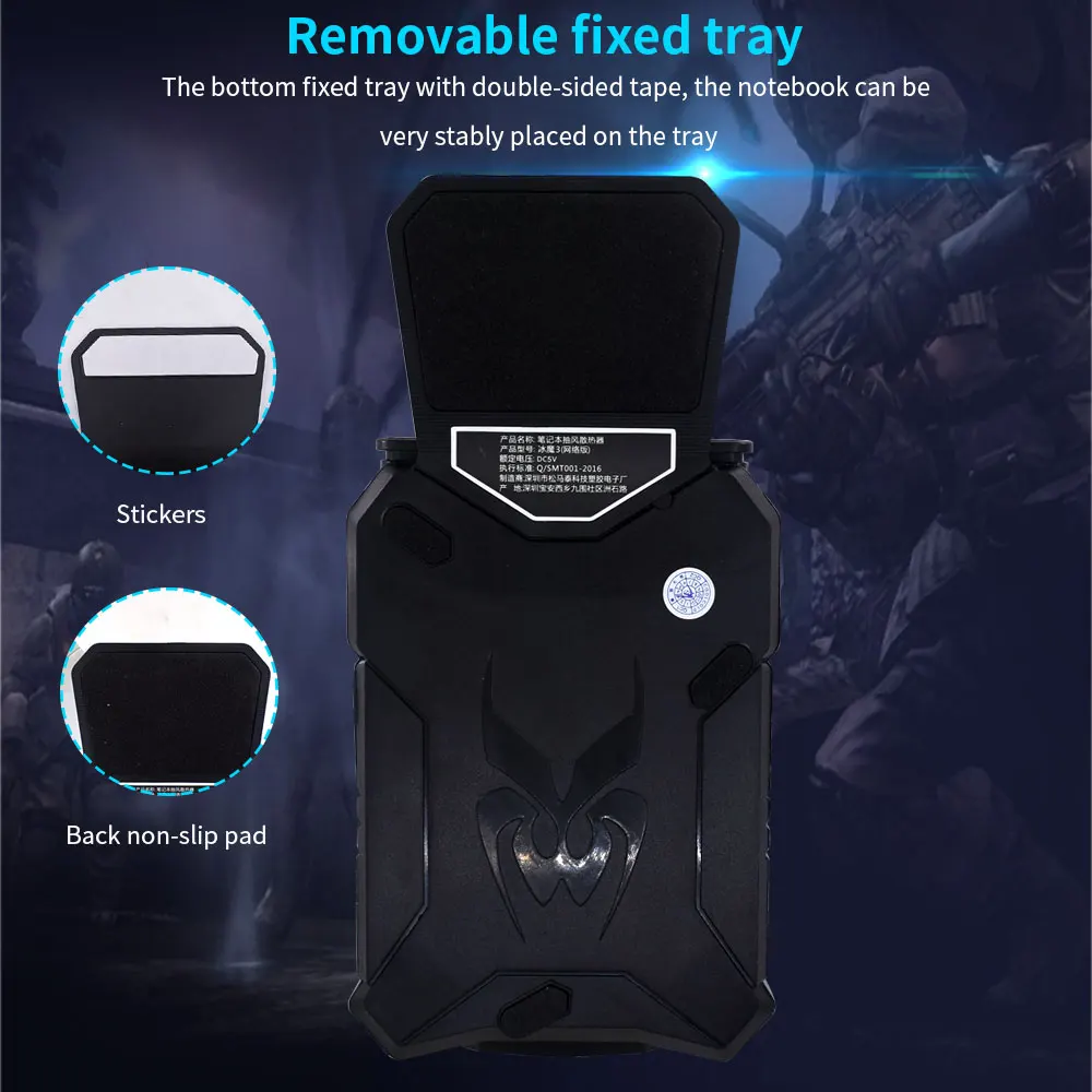 TISHRIC Hút Chân Không Laptop Làm Lạnh Tản Nhiệt USB Không Khí Chiết Quạt Làm Mát Laptop Hỗ Trợ Phụ Kiện Laptop