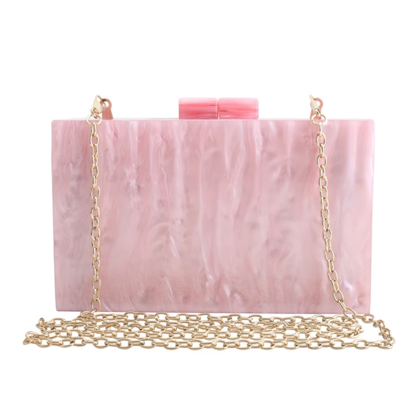 

Summer new style all-match acrylic solid color small square bag college style banquet dress bag clutch bag wedding bag
