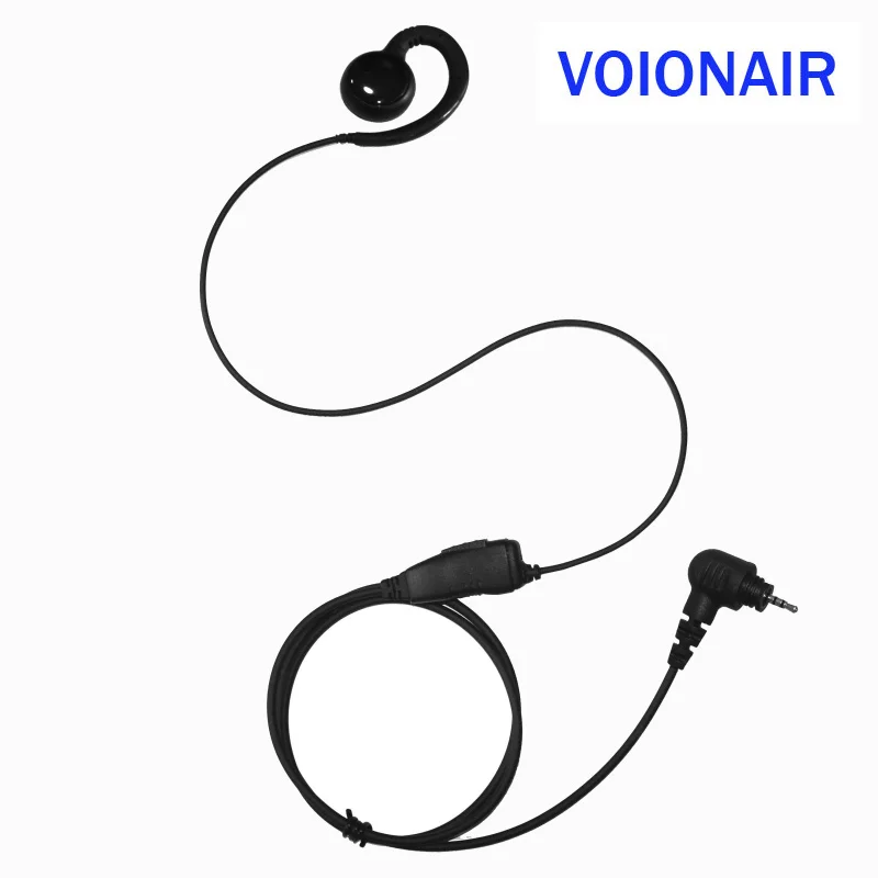 

VOIONAIR 2pcs/lot C Shape Ear Hook Earpiece Earphone Headset PTT Mic for Motorola SL7550 SL4000 SL1K MotoTRBO