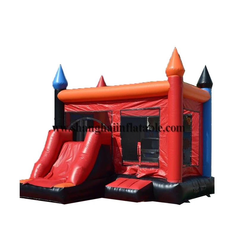 

Bounce house with a slide kids castle playground