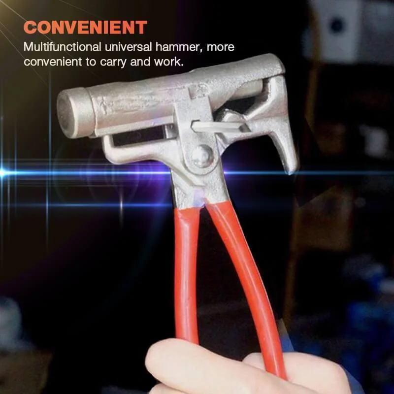 Multi-Function Hammer Steel Magic Tool Screwdriver Electrical Nail Gun Pipe Pliers Wrench Clamps Pincers Dropshipping