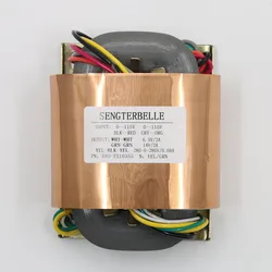 R80-TS10355 100W HiFi R Core Transformer 280V*2+14V+6.5V For ARC Audio Tube Preamp Power Supply