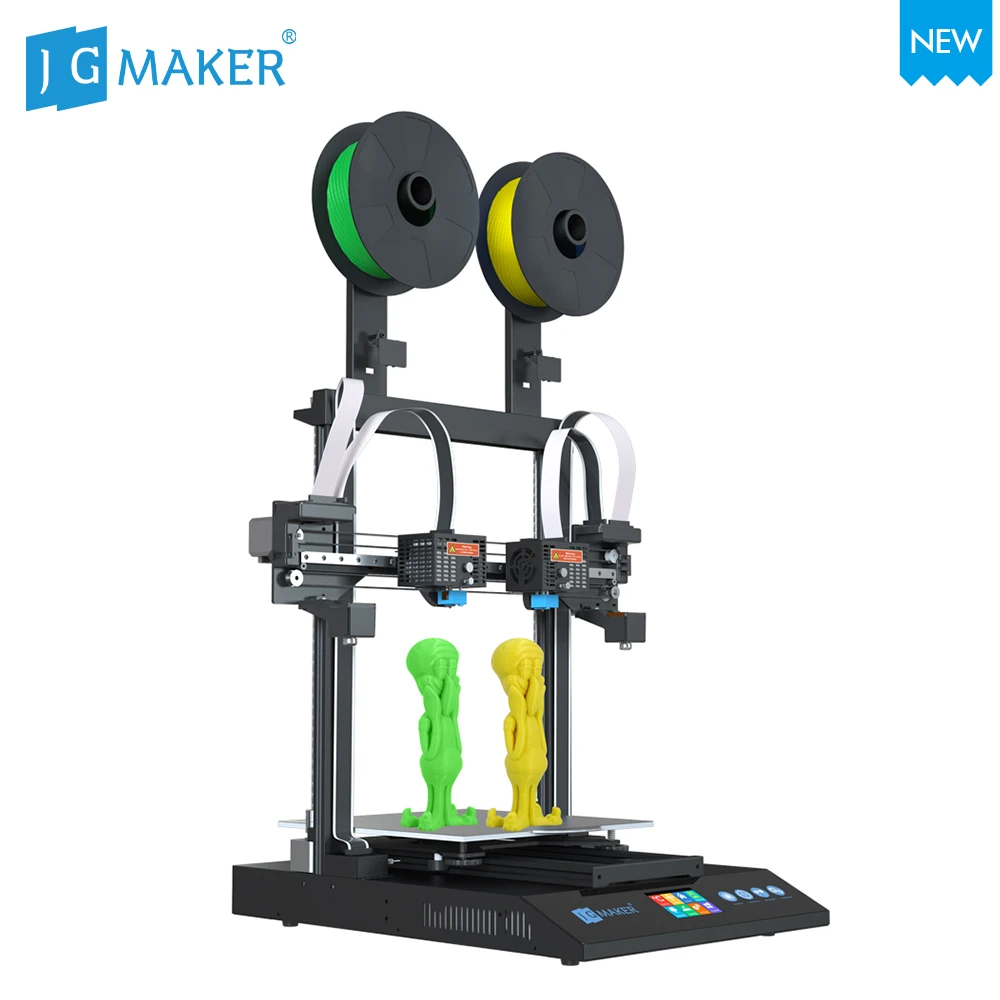 

JGMAKER RefurbisArtist D Pro IDEX Dual Independent Extruder 3D Printer 32bit Motherboard TMC2209 Resume Printing Filament Sensor