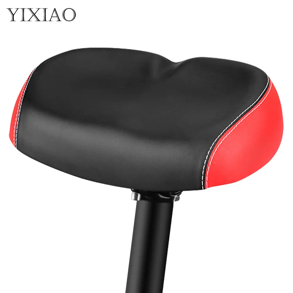 

YIXIAO Bicycle Seat Mountain Road Bike Saddle Comfortable Breathable No Nose Soft Wide Bicycle Saddle Cycling Cushion Pad ZX009