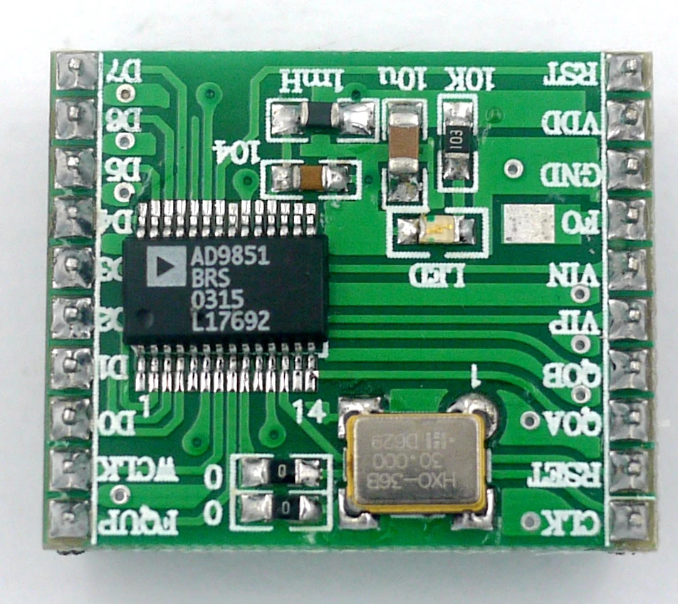 

DDS AD9851 Module DDS Module DDS Signal Source Digital Direct Frequency Synthesizer