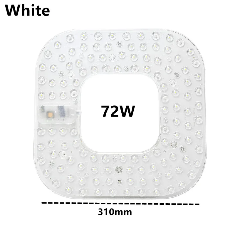 LED Three-Color Changing Light (3000K-6000K) LED Ring PANEL Circle Light AC220v - 240V SMD 7020 LED Ceiling Board Square 20W-72W