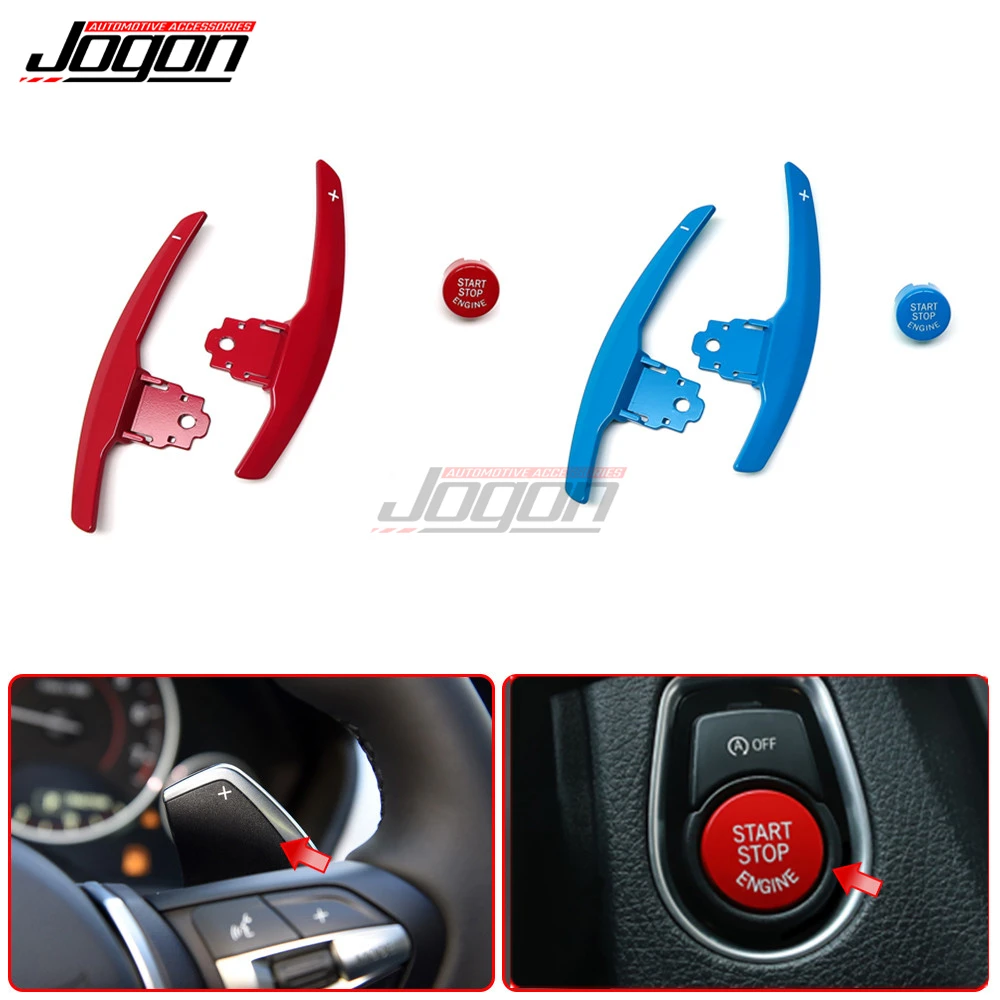 

Replace Steering Wheel Paddle Extension Shifter With Start Stop Engine Button For BMW X1 X2 X3 X4 X5 X6 F48 F39 F25 F26 F15 F16