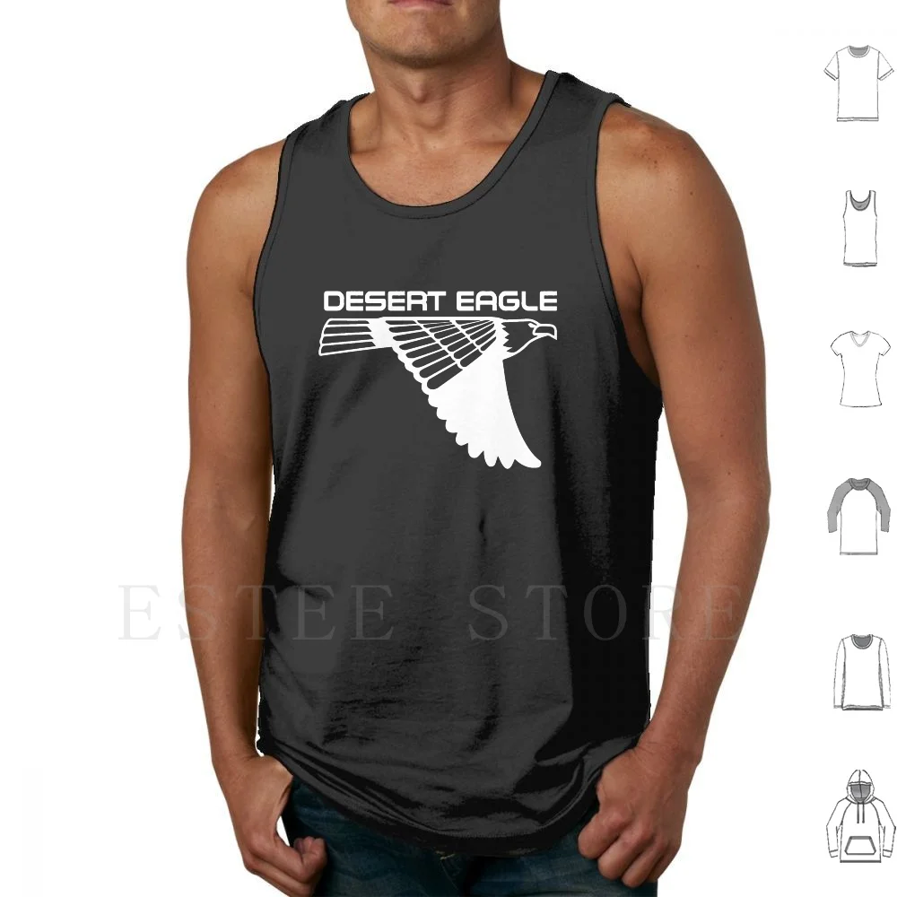 Desert Eagle Pistola Arma de fuego Camisetas sin mangas Chaleco Desert Eagle Guns Pistola de armas de fuego