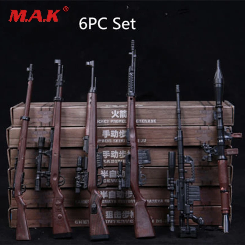 Novo rifle automático soldado de 6 tamanhos, arma para fuzis, modelo 4d, rpg m14, figuras de ação, bonecas de 12 polegadas