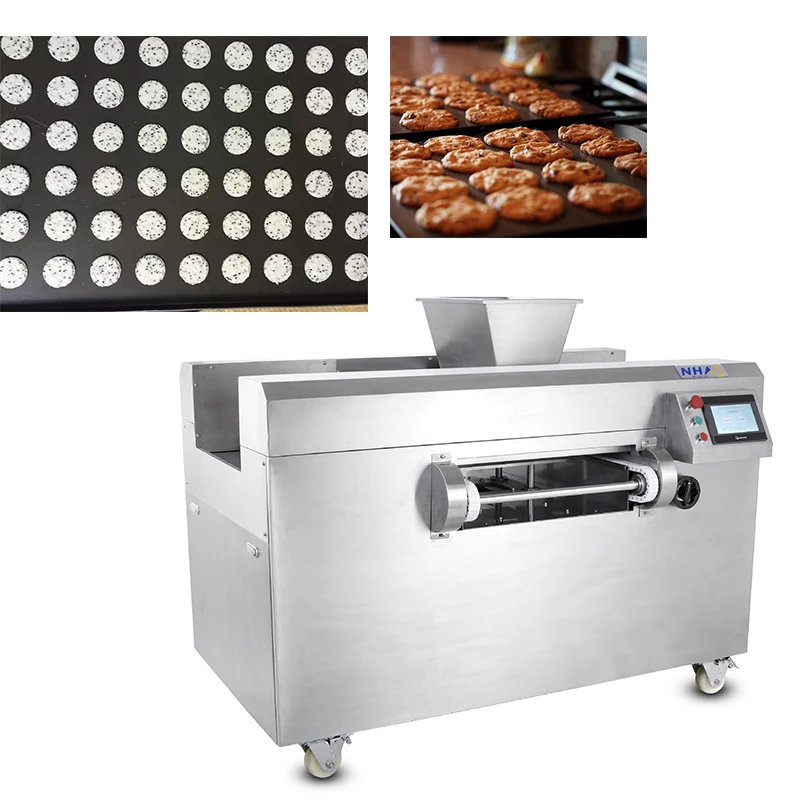 300-400pcs/h NH106 Dünne cookie maschine Cookie embryo form maschine Cookie backen moulding maschine Charge schnell edelstahl