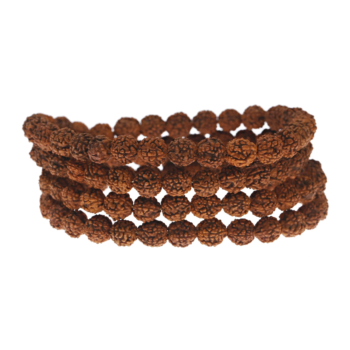 6/8/10mm Rudraksha Beads Meditation Mala Bead Jewelry Making Prayer Chakras 108Pcs Bodhi Tibetan Buddhism Bracelet Beads Buddhis