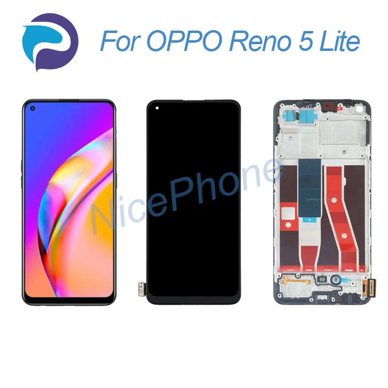 for OPPO Reno 5 Lite LCD Screen + Touch Digitizer Display 2340*1080 CPH2205 Reno 5 Lite LCD Screen Display