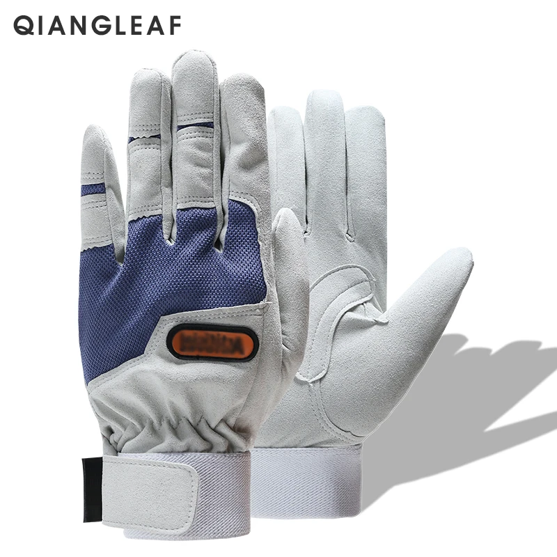 QIANGLEAF Work gloves gardening glove new design microfiber security gloves hot sale sport gloves 6470