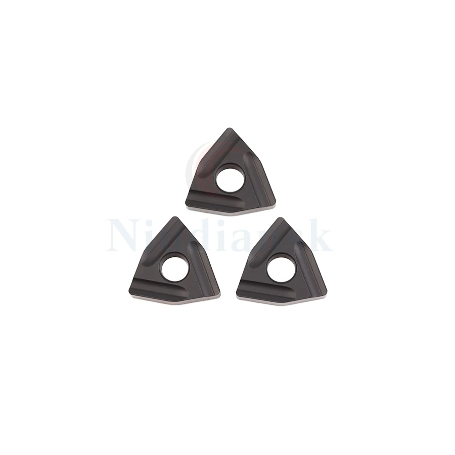 Torno CNC LF9118, hoja de torneado de alta dureza, inserto de metal para pieza de acero, WNMG080404L-S, WNMG080408L-S, WNMG080404R-S, WNMG080408R-S