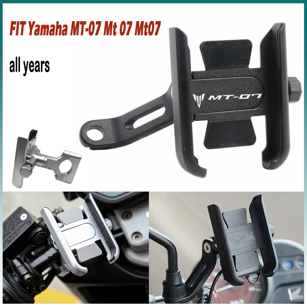 For Yamaha MT-07 Mt 07 Mt07 Handlebar Mobile Phone Holder GPS stand bracket Motorcycle accessories