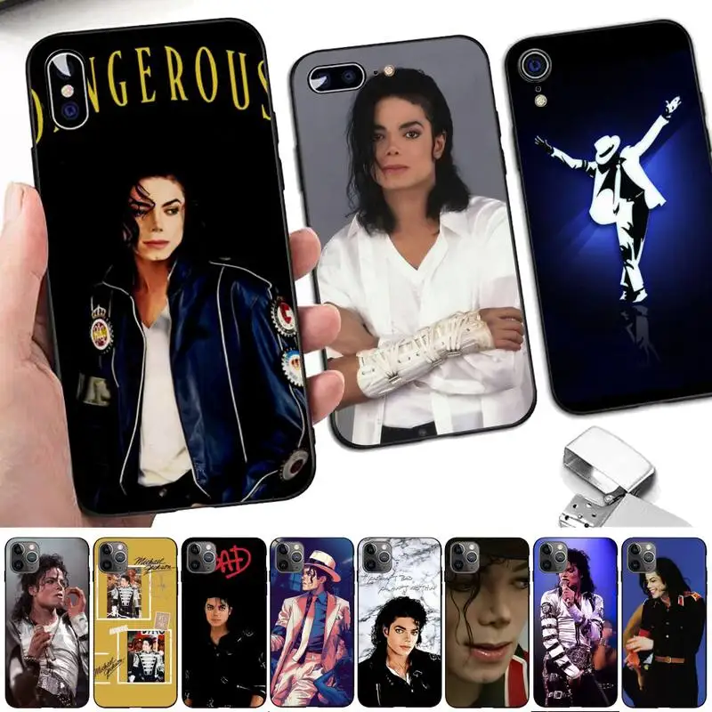 Michael Jackson Phone Case for iPhone 11 12 13 mini pro XS MAX 8 7 6 6S Plus X 5S SE 2020 XR case