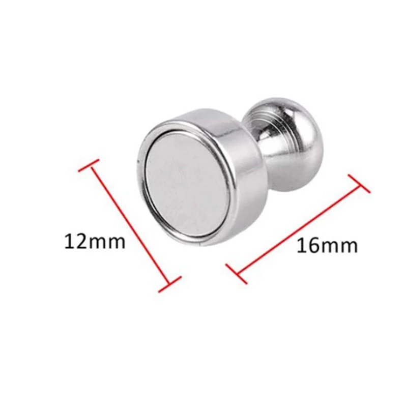 Bộ 5 Kim Loại Pin Nhấn Nam Châm Neodymium Nam Châm Đất Hiếm Cho Tủ Lạnh Lịch Bản Đồ Biển Thông Báo Dán Trang Trí Nhà