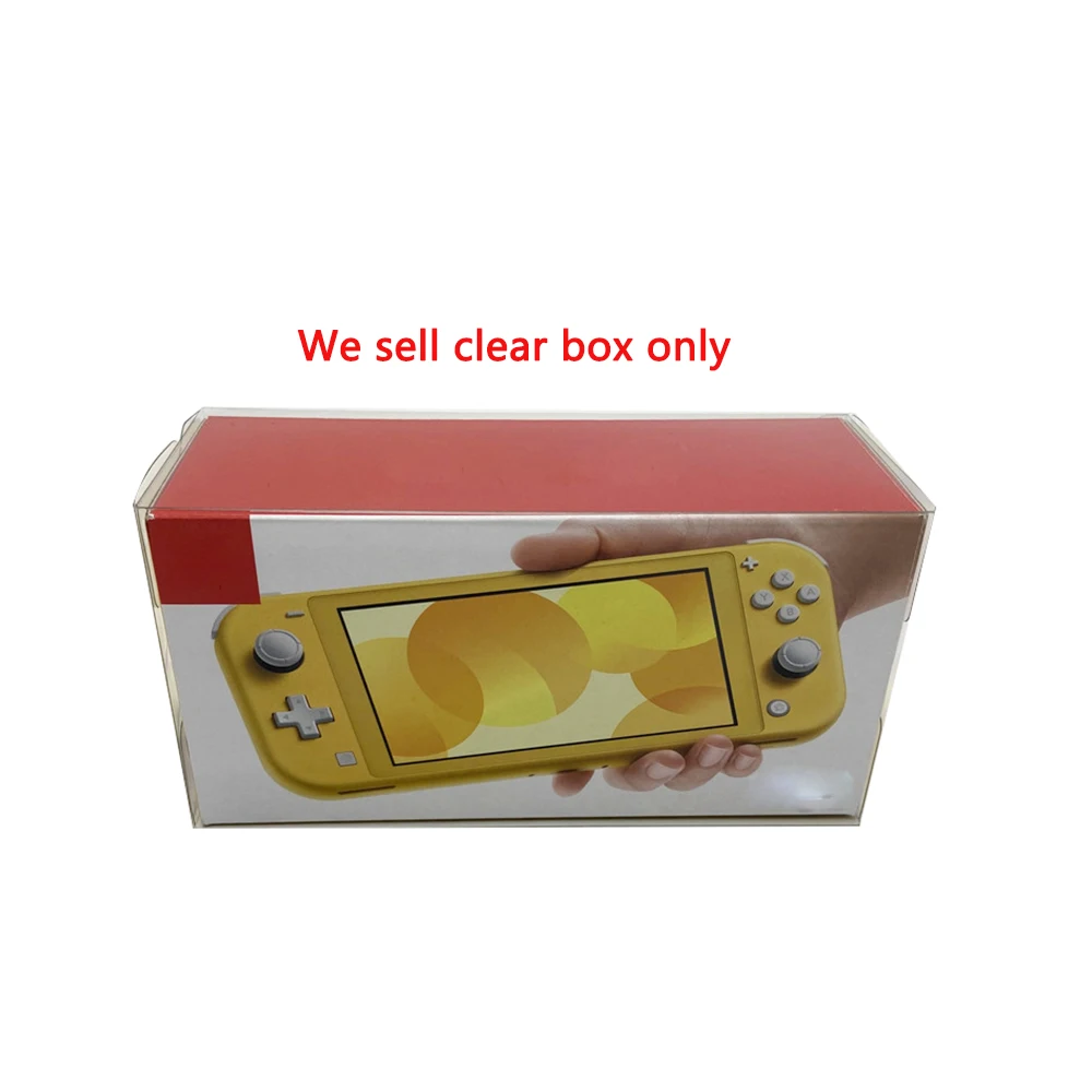 10 PCS Aa lot Transparent PET display case storage box for NSL for NS Lite game  protective box