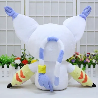 Original Japan Cartoon Tailmon Plush Animal Toy Soft Stuffed Doll Gifts For Children 50CM