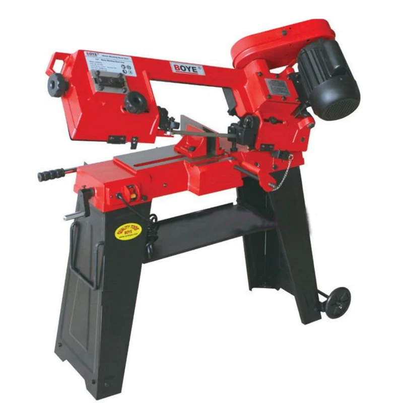 Metal Band Saw 220V 750W Woodworking Sawing Machine with English Manual Wood Cutting Machine