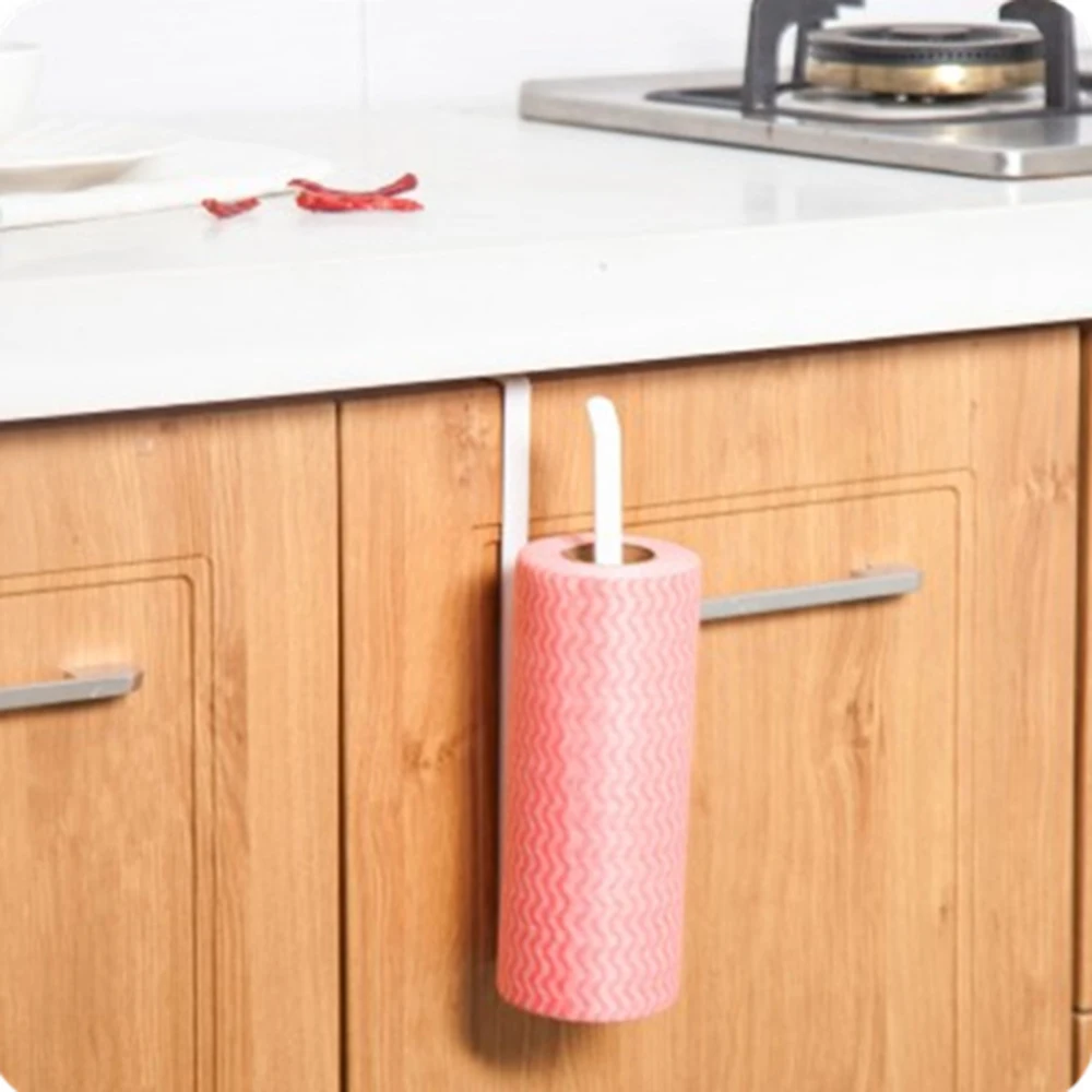 Multifunktions Eisen Handtuch Rack Lagerung Halter Hängen Rolle Papier Organizer Tissue Handtuch Bar Küche Tools1