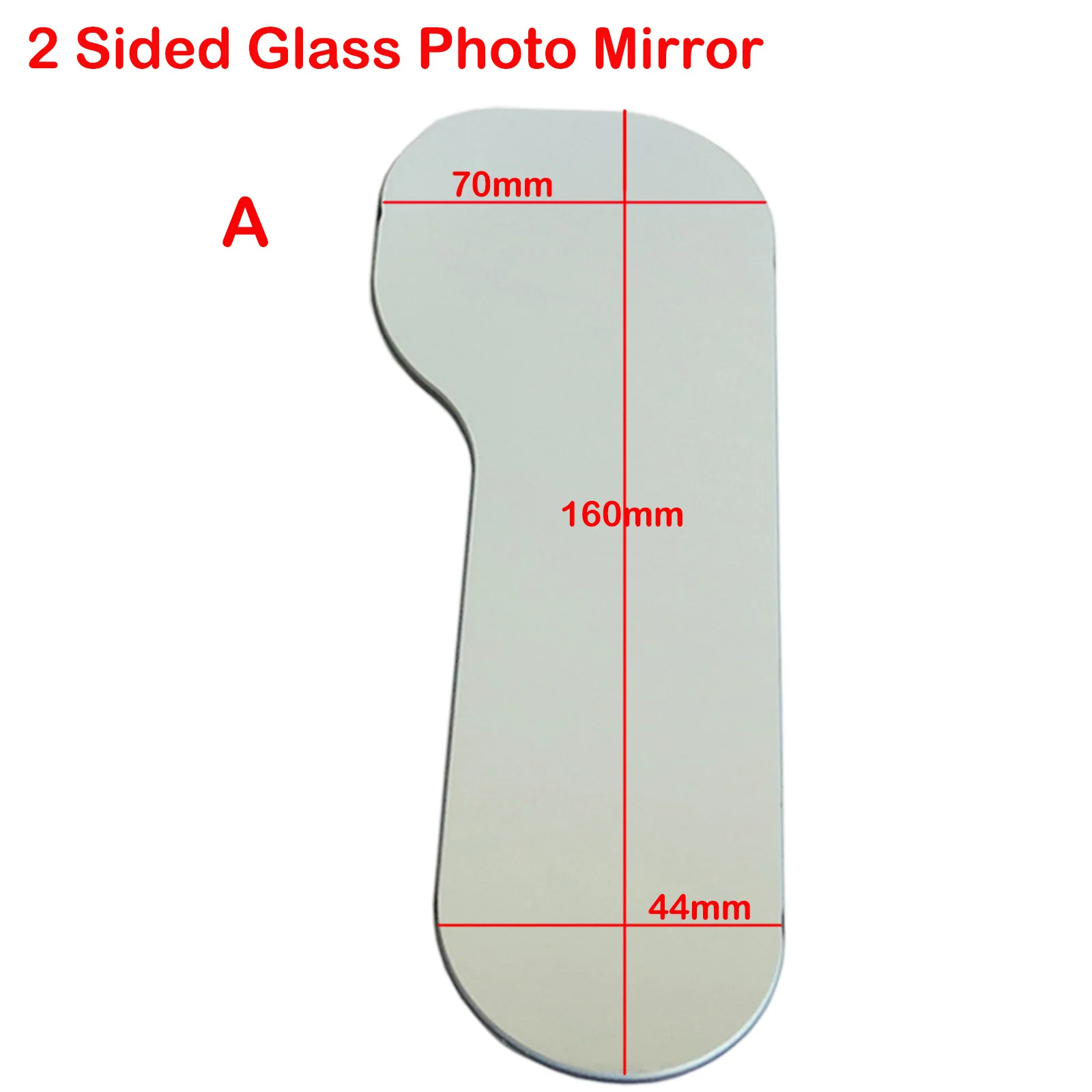 

Dental Intra Oral Double-Sided Photo Mirror Glass Photographic Size A Lingual