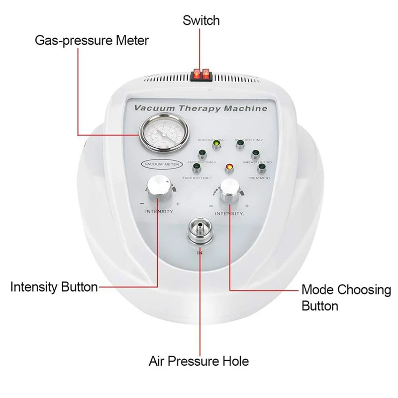 Vacuum Therapy Cellulite Cupping Machine For Guasha, Skin Tightening, Butt Lifting, Breast Enlargement Dropshipping