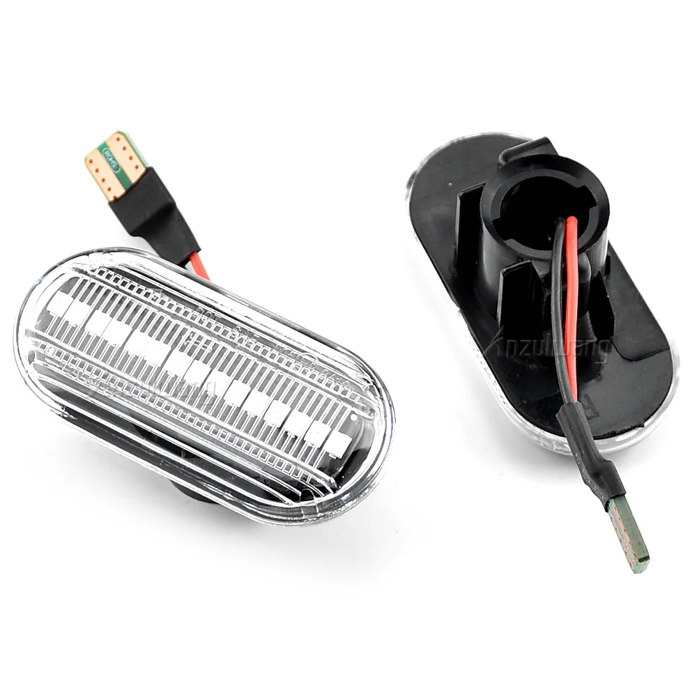 

2 шт. светодиодный динамический боковой указатель поворота, последовательный мигающий свет, лампа для Nissan INTERSTAR PRIMASTAR Opel MOVANO VIVARO